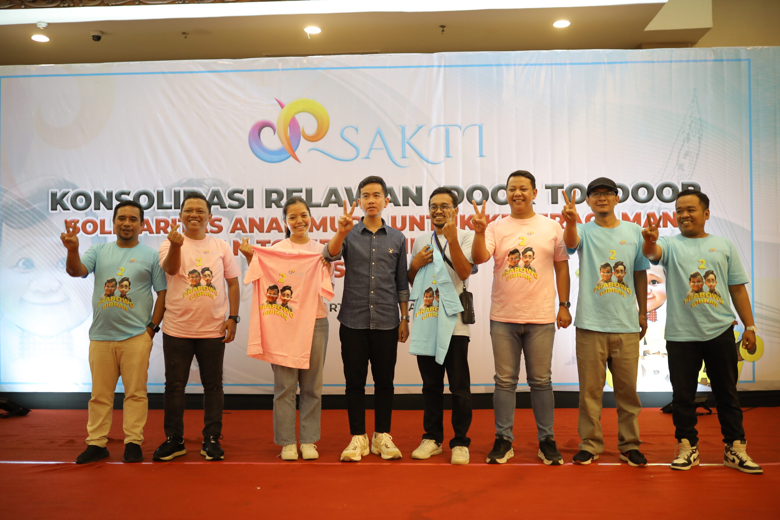 Relawan Sakti Gelar Kick Off Gerakan Door To Door 2 Juta Rumah untuk Menangkan Prabowo – Gibran